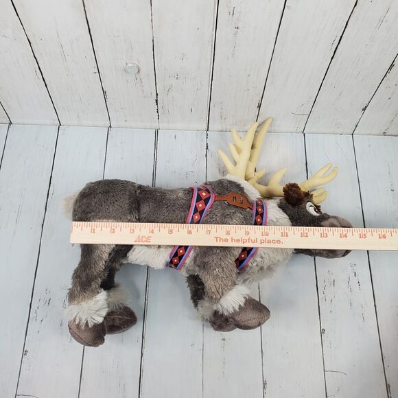 Sven Reindeer Moose Frozen 15" Large Stuffed soft Plush Disney Store Authentic - Picture 11 of 14